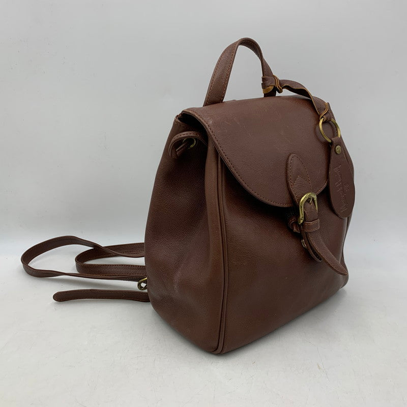 【中古品】【レディース】 旧ロゴ COW LEATEHR MINI BACKPACK カバン バッグパック リュック 188-250704-rk-05-izu カラー：ブラウン 万代Net店