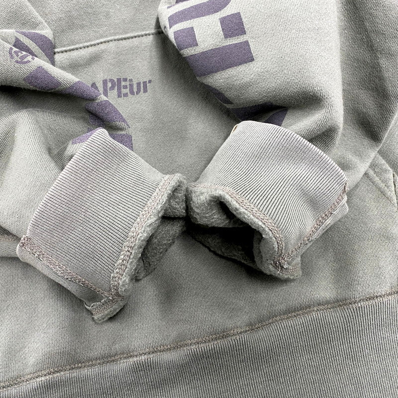 【中古品】【メンズ】 SAPEUR サプール REFLECTIVE LOGO HEAVY HOODED SWEATSHIRT リフレクティブロゴ ヘビーフーデッドスウェットシャツ トップス パーカー 長袖 142-250630-ma-03-izu サイズ：XL カラー：KHAKI 万代Net店
