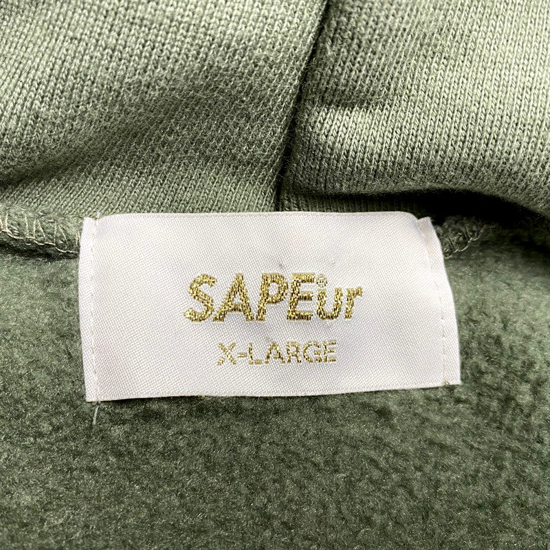 中古品】【メンズ】 SAPEUR サプール REFLECTIVE LOGO HEAVY HOODED