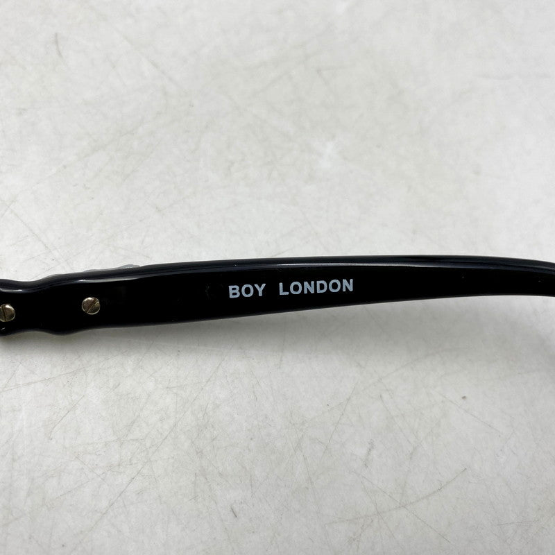 【中古品】【メンズ】 BOY LONDON ボーイロンドン BSB-507 C1SMK 90S メタルフレーム オーバルサングラス 眼鏡 アイウェア 服飾雑貨 203-250630-ma-06-izu サイズ：47□25-152 カラー：シルバー×ブラック 万代Net店