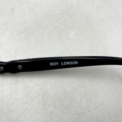 【中古品】【メンズ】 BOY LONDON ボーイロンドン BSB-507 C1SMK 90S メタルフレーム オーバルサングラス 眼鏡 アイウェア 服飾雑貨 203-250630-ma-06-izu サイズ：47□25-152 カラー：シルバー×ブラック 万代Net店