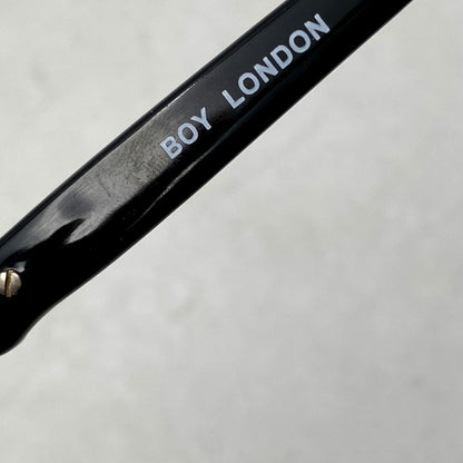 【中古品】【メンズ】 BOY LONDON ボーイロンドン BSB-507 C1SMK 90S メタルフレーム オーバルサングラス 眼鏡 アイウェア 服飾雑貨 203-250630-ma-06-izu サイズ：47□25-152 カラー：シルバー×ブラック 万代Net店