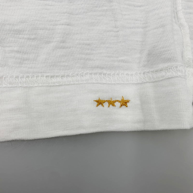 【中古品】【レディース】 45Rフォーティファイブアール 葉山ものがたり モントックンべタッチプリントの90845星Tシャツ 半袖 トップス 168-250701-as-17-izu サイズ：3 カラー：ホワイト 万代Net店