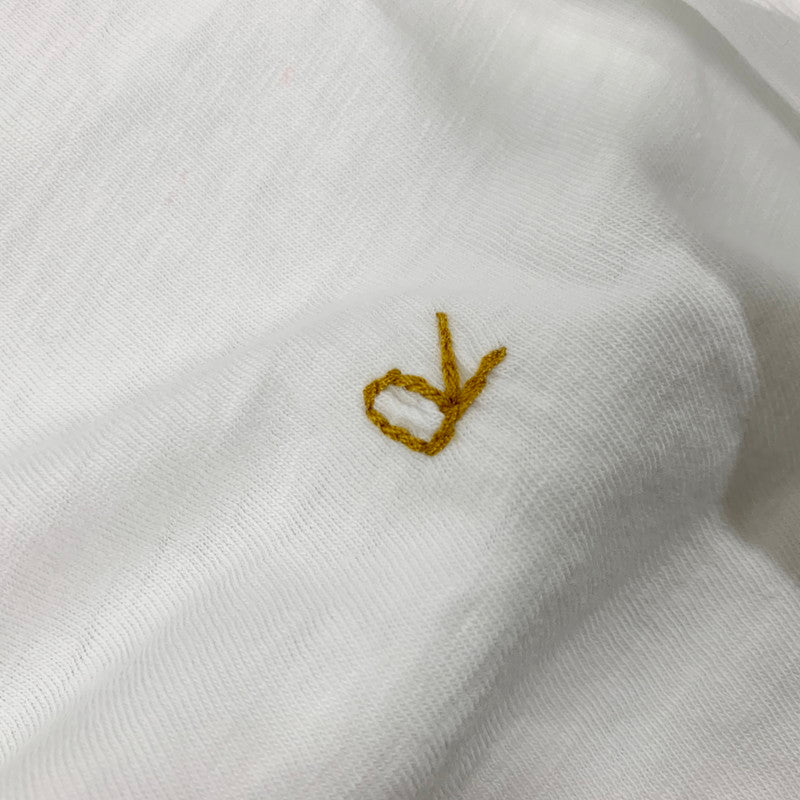 【中古品】【レディース】 45Rフォーティファイブアール 葉山ものがたり モントックンべタッチプリントの90845星Tシャツ 半袖 トップス 168-250701-as-17-izu サイズ：3 カラー：ホワイト 万代Net店