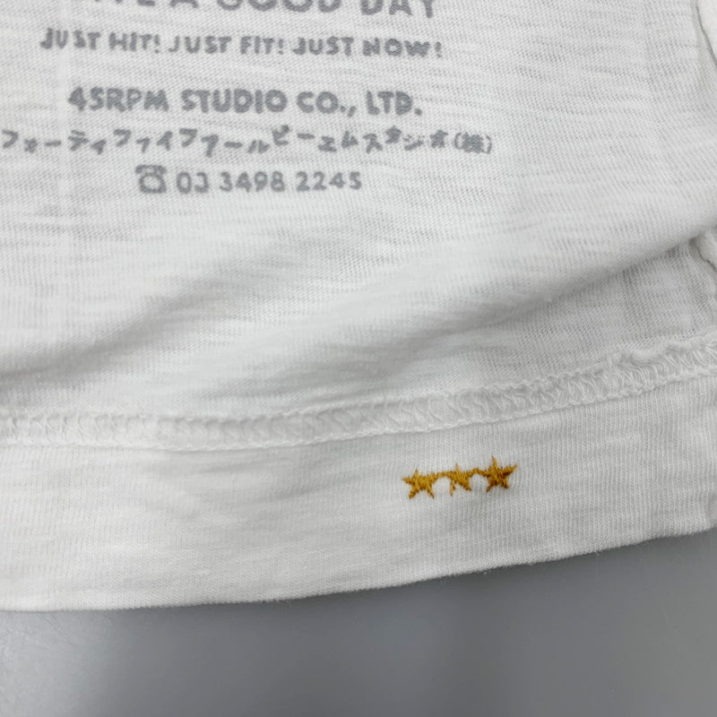 【中古品】【レディース】 45R フォーティファイブアール 葉山ものがたり コノッキくんTシャツ 半袖 トップス 168-250701-as-15-izu サイズ：3 カラー：ホワイト 万代Net店