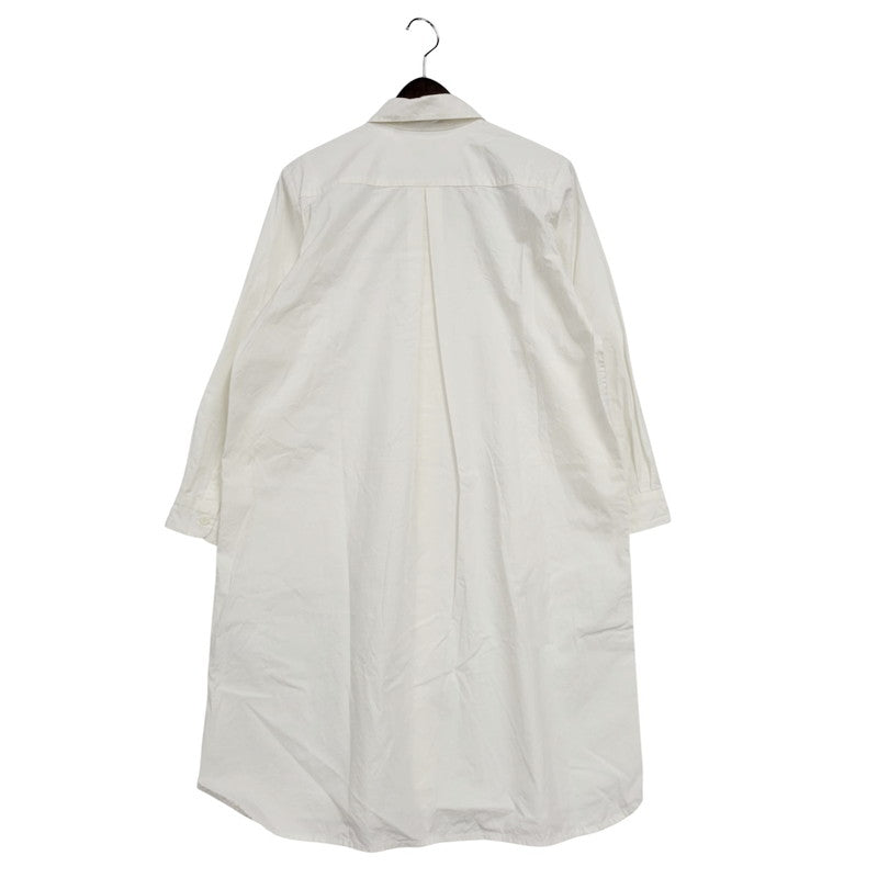 【中古品】【レディース】 中川政七商店 COTTON LONG SHIRT ONE PIECE コットン ロング シャツ ワンピース 168-250702-as-31-izu カラー：ホワイト 万代Net店