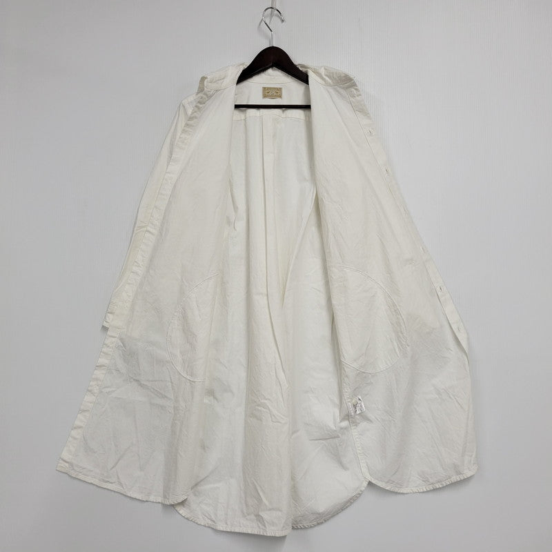 【中古品】【レディース】 中川政七商店 COTTON LONG SHIRT ONE PIECE コットン ロング シャツ ワンピース 168-250702-as-31-izu カラー：ホワイト 万代Net店