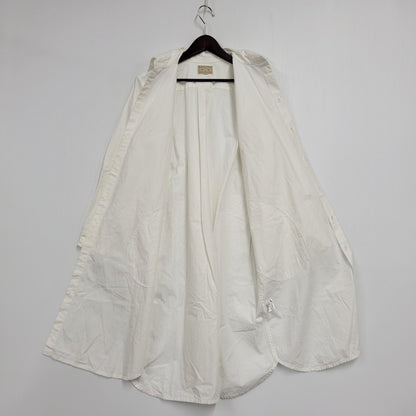 【中古品】【レディース】 中川政七商店 COTTON LONG SHIRT ONE PIECE コットン ロング シャツ ワンピース 168-250702-as-31-izu カラー：ホワイト 万代Net店