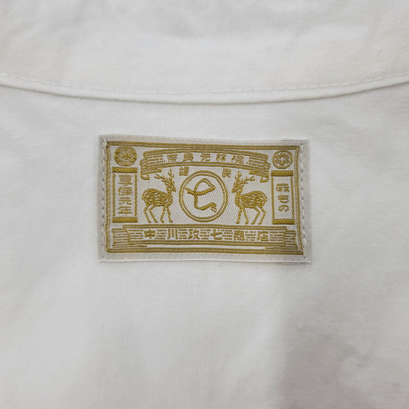 【中古品】【レディース】 中川政七商店 COTTON LONG SHIRT ONE PIECE コットン ロング シャツ ワンピース 168-250702-as-31-izu カラー：ホワイト 万代Net店