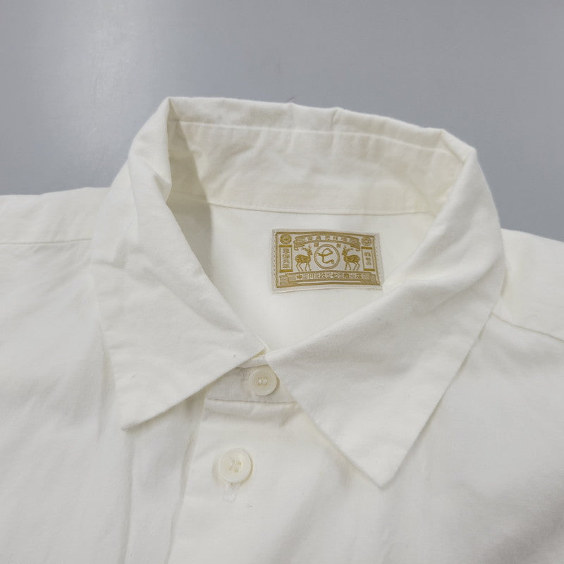 【中古品】【レディース】 中川政七商店 COTTON LONG SHIRT ONE PIECE コットン ロング シャツ ワンピース 168-250702-as-31-izu カラー：ホワイト 万代Net店