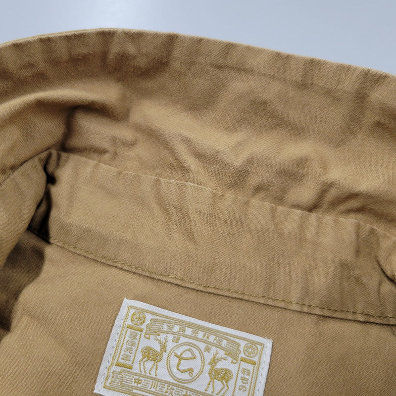 【中古品】【レディース】 中川政七商店 COTTON LONG SHIRT ONE PIECE コットン ロング シャツ ワンピース 168-250702-as-32-izu カラー：ブラウン 万代Net店