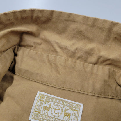 【中古品】【レディース】 中川政七商店 COTTON LONG SHIRT ONE PIECE コットン ロング シャツ ワンピース 168-250702-as-32-izu カラー：ブラウン 万代Net店