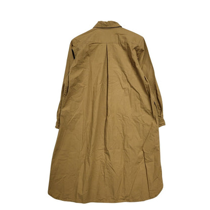 【中古品】【レディース】 中川政七商店 COTTON LONG SHIRT ONE PIECE コットン ロング シャツ ワンピース 168-250702-as-32-izu カラー：ブラウン 万代Net店