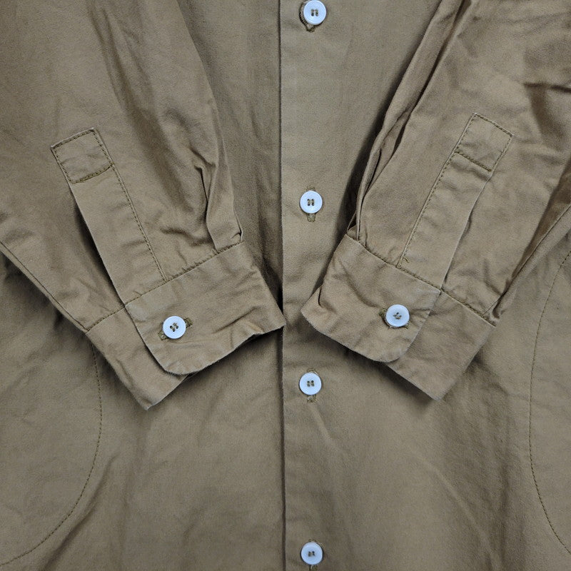 【中古品】【レディース】 中川政七商店 COTTON LONG SHIRT ONE PIECE コットン ロング シャツ ワンピース 168-250702-as-32-izu カラー：ブラウン 万代Net店