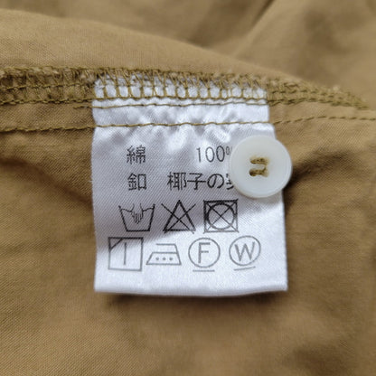 【中古品】【レディース】 中川政七商店 COTTON LONG SHIRT ONE PIECE コットン ロング シャツ ワンピース 168-250702-as-32-izu カラー：ブラウン 万代Net店