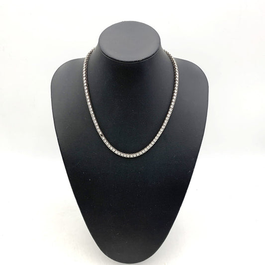 【現状渡し品】【メンズ/レディース】 AVALANCHE アヴァランチ TENNIS NECKLACE 4MM 925 テニスネックレス アクセサリー 192-250701-as-11-izu カラー：シルバー 万代Net店