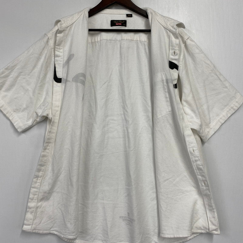 【中古品】【メンズ】 Supreme シュプリーム ×UNDERCOVER アンダーカバー SS FLANNEL SHIRT フランネル シャツ 149-250712-rk-08-izu サイズ：L カラー：ホワイト 万代Net店