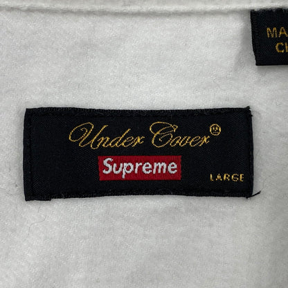 【中古品】【メンズ】 Supreme シュプリーム ×UNDERCOVER アンダーカバー SS FLANNEL SHIRT フランネル シャツ 149-250712-rk-08-izu サイズ：L カラー：ホワイト 万代Net店