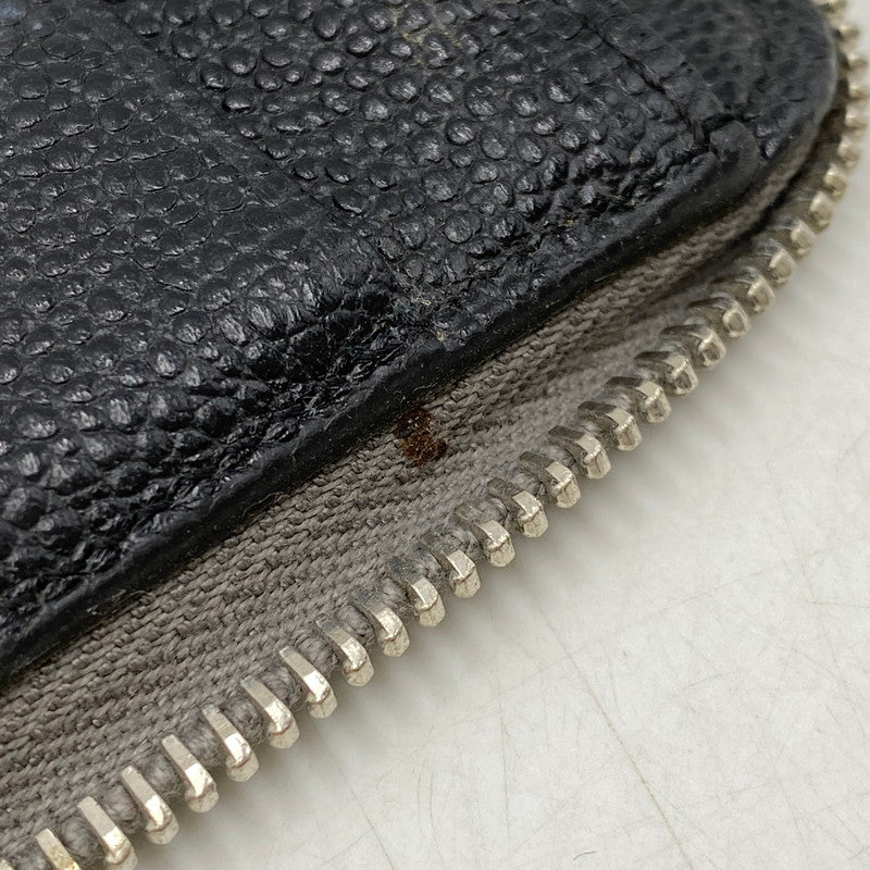 【中古品】【メンズ】 イタリア製 ラウンドファスナー長財布 ロングウォレット サイフ 200-250706-ma-03-izu カラー：GRAY 万代Net店