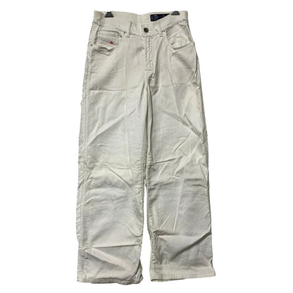 【中古品】【レディース】 WIDEE-NE-F DAMAGE DENIM PANTS 0684U ダメージ デニムパンツ ジーンズ ボトムス 171-250707-as-25-izu サイズ：25 カラー：ホワイト 万代Net店
