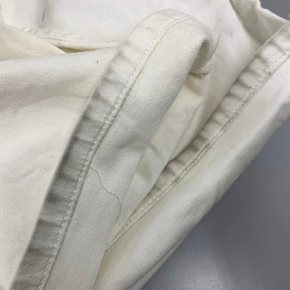 【中古品】【レディース】 WIDEE-NE-F DAMAGE DENIM PANTS 0684U ダメージ デニムパンツ ジーンズ ボトムス 171-250707-as-25-izu サイズ：25 カラー：ホワイト 万代Net店