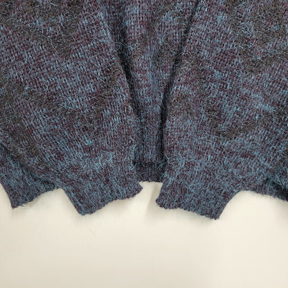 【中古品】【メンズ】 APART APOLDA KNIT SWEATER ニット トップス 146-250722-rk-01-izu サイズ：L カラー：ネイビー 万代Net店