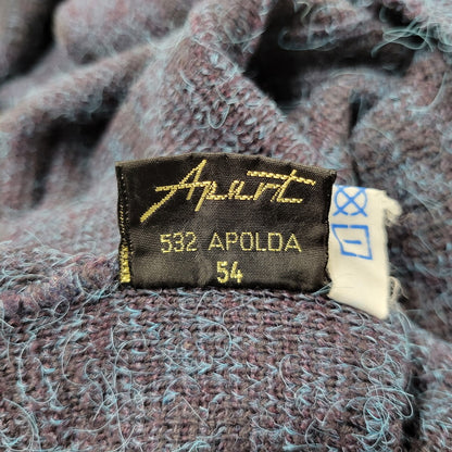 【中古品】【メンズ】 APART APOLDA KNIT SWEATER ニット トップス 146-250722-rk-01-izu サイズ：L カラー：ネイビー 万代Net店