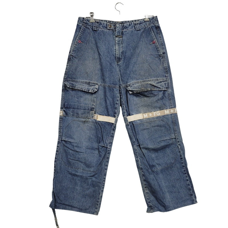 【現状渡し品】【メンズ】 MARITHE + FRANCOIS GIRBAUD マリテフランソワジルボー GM9667 SHUTTLE DENIM PANTS シャトル デニム パンツ 157-250703-rk-14-izu サイズ：38 カラー：インディゴ 万代Net店