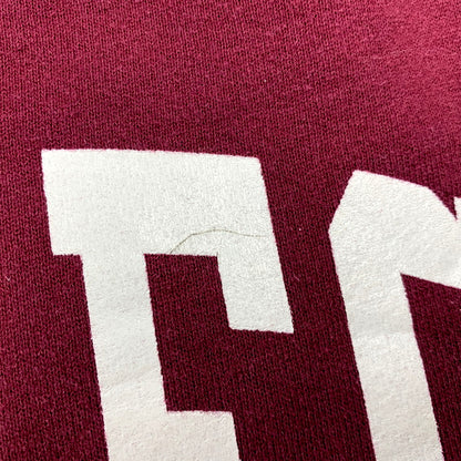 【中古品】【メンズ】 RUSSELL ATHLETIC ラッセルアスレティック COLLEGE OF CHARLESTON SWEATSHIRT スウェットシャツ USA製 三段プリント トレーナー 長袖 トップス 146-250707-as-16-izu サイズ：M カラー：レッド系 万代Net店