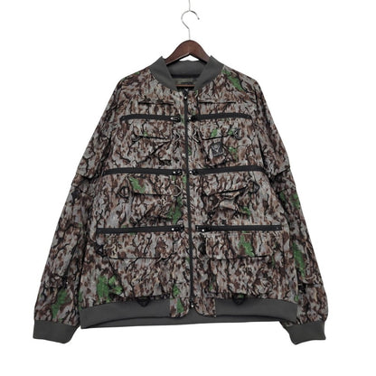 【中古美品】【メンズ】 South2 West8 サウスツーウェストエイト MULTI-POCKET ZIPPED 2WAY JACKET - POLY RIPSTOP / CAMO PT. KP797 マルチポケット 2WAY ジャケット アウター 140-250704-ay-04-izu サイズ：L カラー：マルチ 万代Net店
