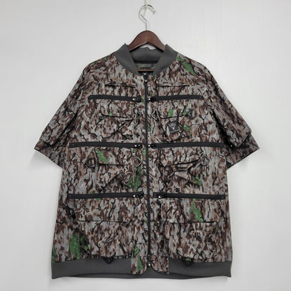 【中古美品】【メンズ】 South2 West8 サウスツーウェストエイト MULTI-POCKET ZIPPED 2WAY JACKET - POLY RIPSTOP / CAMO PT. KP797 マルチポケット 2WAY ジャケット アウター 140-250704-ay-04-izu サイズ：L カラー：マルチ 万代Net店