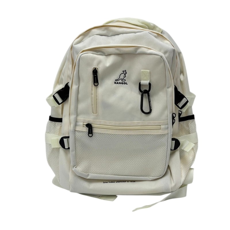 【中古美品】【メンズ/レディース】 KANGOL カンゴール KGSA-BG00197 BACKPACK バックパック 鞄 カバン リュック 188-250708-ma-18-izu カラー：WHITE 万代Net店