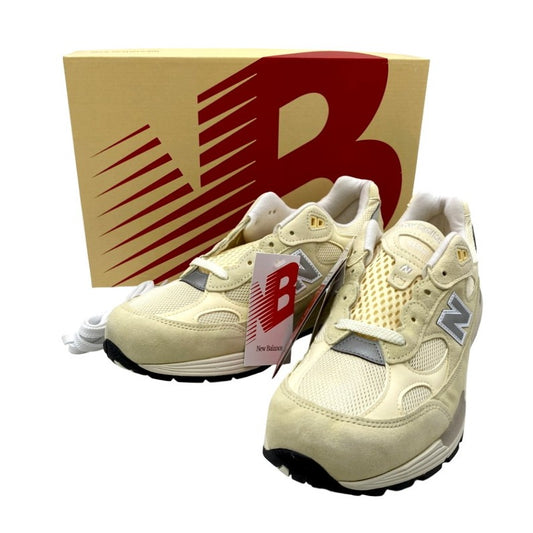 【中古美品】【メンズ】 NEW BALANCE ニューバランス U992MC USA製 992 CALCIUM RAW CASHEW スニーカー 靴 カルシウム ローカシュー 162-250704-rk-13-izu サイズ：28.5cm カラー：クリーム 万代Net店