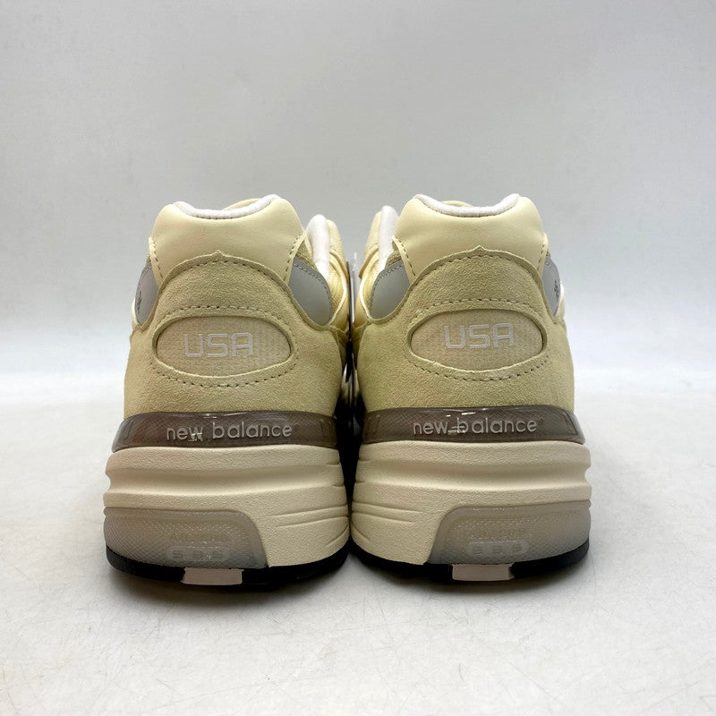 【中古美品】【メンズ】 NEW BALANCE ニューバランス U992MC USA製 992 CALCIUM RAW CASHEW スニーカー 靴 カルシウム ローカシュー 162-250704-rk-13-izu サイズ：28.5cm カラー：クリーム 万代Net店