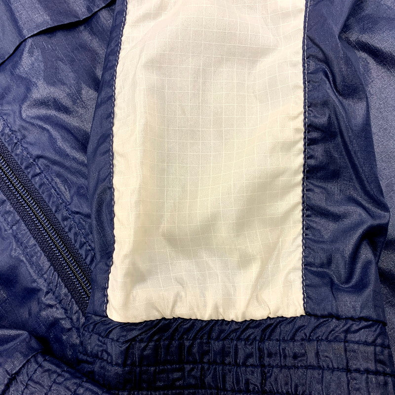 【中古品】【メンズ】 adidas アディダス NYLON JACKET ナイロンジャケット フィリピン製 アウター 146-250708-as-20-izu サイズ：L カラー：ネイビー 万代Net店