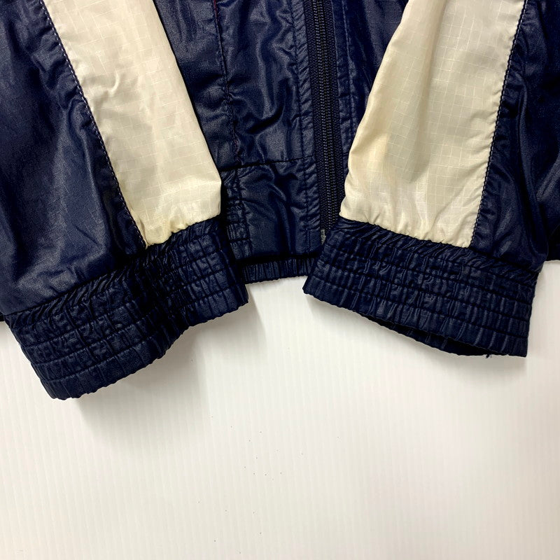 【中古品】【メンズ】 adidas アディダス NYLON JACKET ナイロンジャケット フィリピン製 アウター 146-250708-as-20-izu サイズ：L カラー：ネイビー 万代Net店
