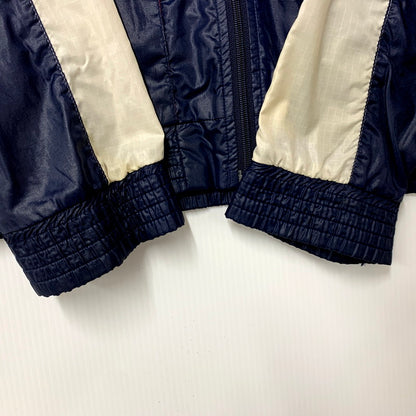 【中古品】【メンズ】 adidas アディダス NYLON JACKET ナイロンジャケット フィリピン製 アウター 146-250708-as-20-izu サイズ：L カラー：ネイビー 万代Net店