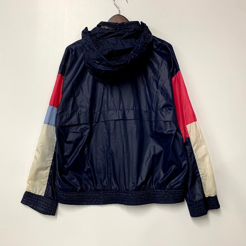 【中古品】【メンズ】 adidas アディダス NYLON JACKET ナイロンジャケット フィリピン製 アウター 146-250708-as-20-izu サイズ：L カラー：ネイビー 万代Net店