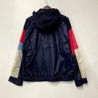 【中古品】【メンズ】 adidas アディダス NYLON JACKET ナイロンジャケット フィリピン製 アウター 146-250708-as-20-izu サイズ：L カラー：ネイビー 万代Net店