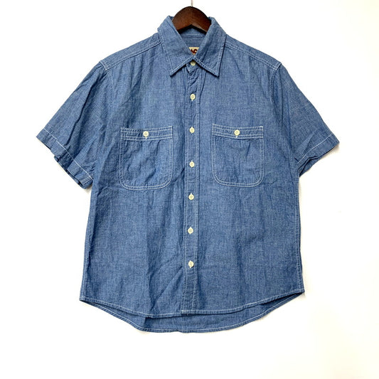 【中古品】【メンズ】 CAMCO カムコ SS CHAMBRAY WORK SHIRT ショートスリーブ シャンブレー ワークシャツ 半袖 トップス 145-250707-as-31-izu サイズ：S カラー：ブルー 万代Net店