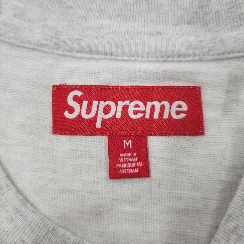 【中古美品】【メンズ】 Supreme シュプリーム S/S POCKET TEE ショートスリーブ ポケット Tシャツ 半袖 トップス 149-250714-as-31-izu サイズ：M カラー：グレー 万代Net店