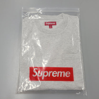 【中古美品】【メンズ】 Supreme シュプリーム S/S POCKET TEE ショートスリーブ ポケット Tシャツ 半袖 トップス 149-250714-as-31-izu サイズ：M カラー：グレー 万代Net店