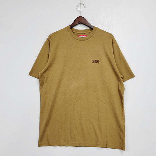 【中古品】【メンズ】 Supreme シュプリーム WARM UP WASHED S/S TOP ウォーム アップ ウォッシュド ショートスリーブ トップ 半袖 Tシャツ トップス 149-250714-as-10-izu サイズ：M カラー：ブラウン 万代Net店