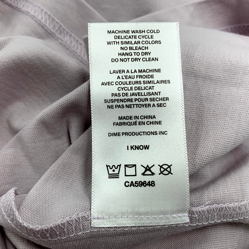 【中古美品】【メンズ】 DIME ダイム CLASSIC SMALL LOGO T-SHIRT クラシック スモールロゴ Tシャツ 半袖 トップス 142-250708-as-21-izu サイズ：M カラー：DUSTY PINK 万代Net店