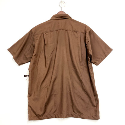 【中古美品】【メンズ】 HARD LUCK ハードラック GUAYABERA SHIRT グアヤベラシャツ キューバシャツ 半袖 トップス 142-250705-ma-02-izu サイズ：M カラー：BROWN 万代Net店