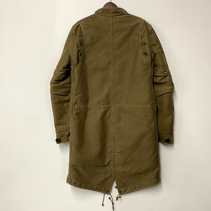 【中古品】【メンズ】 AKM エイケイエム BOA LINER M-51 COLD WEATHER MODS COAT B101 ボアライナー コールドウェザー モッズコート アウター 140-250706-as-15-izu サイズ：L カラー：カーキ系 万代Net店