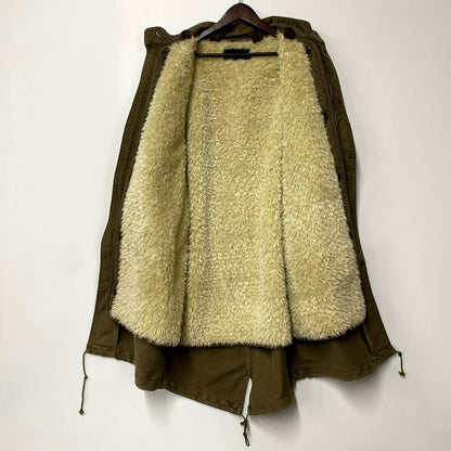 【中古品】【メンズ】 AKM エイケイエム BOA LINER M-51 COLD WEATHER MODS COAT B101 ボアライナー コールドウェザー モッズコート アウター 140-250706-as-15-izu サイズ：L カラー：カーキ系 万代Net店