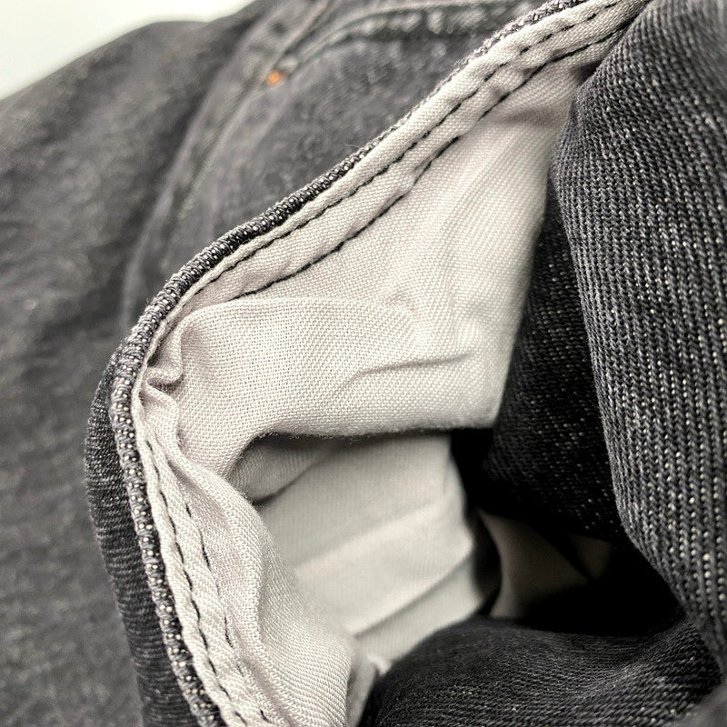 【中古美品】【メンズ】 Levi's リーバイス × UNDERCOVER アンダーカバー BIG-E BAGGY JEANS 001YZ-0000 バギー ジーンズ パンツ ボトムス 151-250706-as-10-izu サイズ：28×32 カラー：ブラック 万代Net店