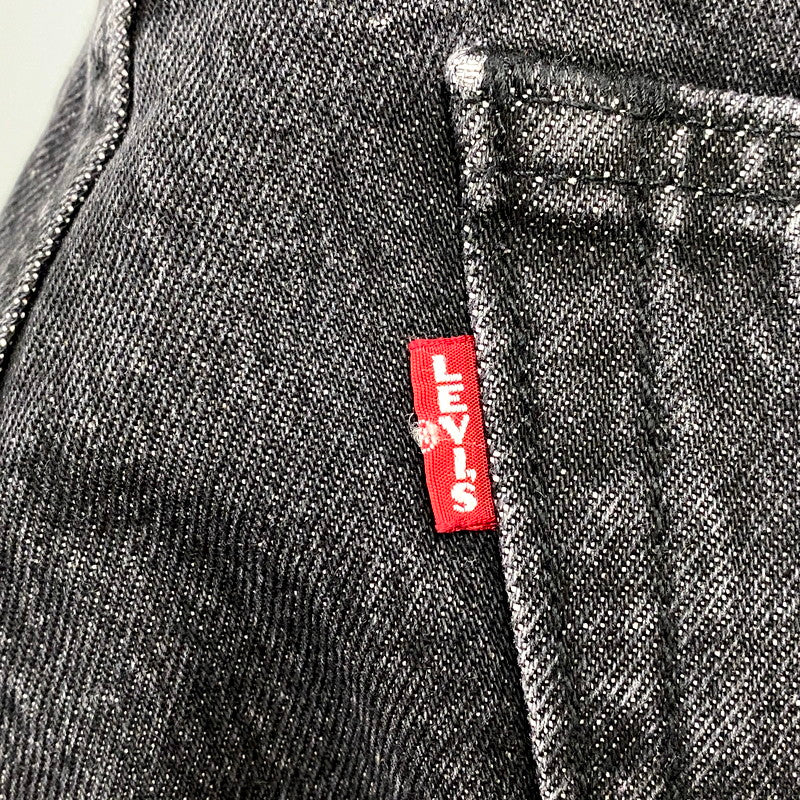 【中古美品】【メンズ】 Levi's リーバイス × UNDERCOVER アンダーカバー BIG-E BAGGY JEANS 001YZ-0000 バギー ジーンズ パンツ ボトムス 151-250706-as-10-izu サイズ：28×32 カラー：ブラック 万代Net店