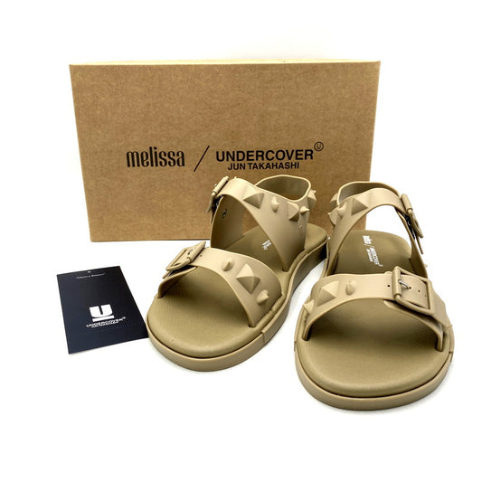 【中古美品】【メンズ】 × MELISSA メリッサ SPIKES SANDAL UC1C4F03 スパイクスサンダル シューズ 靴 164-250706-as-16-izu サイズ：27cm カラー：ベージュ 万代Net店